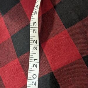 Red & Black Buffalo Plaid Fabric: 2.9 Yards x 44 Inches Wide